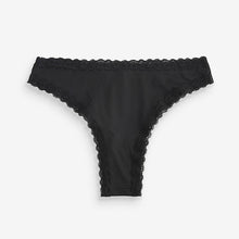 Load image into Gallery viewer, Black Brazilian Knickers 3 Pack
