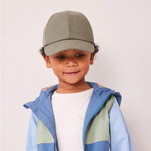 Load image into Gallery viewer, Khaki Green Canvas 100% Cotton Cap(1-6yrs)
