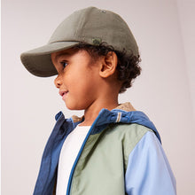 Load image into Gallery viewer, Khaki Green Canvas 100% Cotton Cap(1-6yrs)
