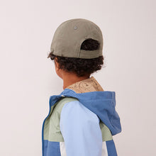 Load image into Gallery viewer, Khaki Green Canvas 100% Cotton Cap(1-6yrs)
