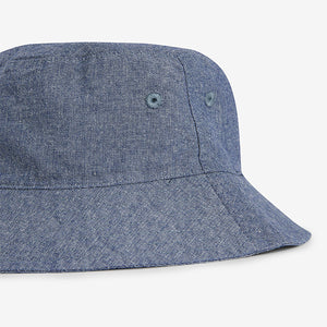 Blue Chambray Bucket Hat