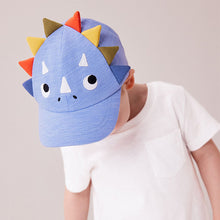Load image into Gallery viewer, Blue Dinosaur Baseball Cap
