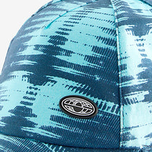 Load image into Gallery viewer, Teal Blue Print Legionnaire Hat

