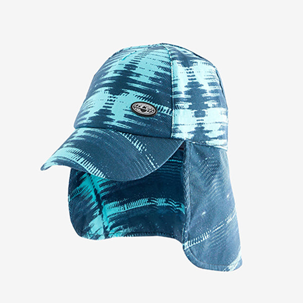 Teal Blue Print Legionnaire Hat