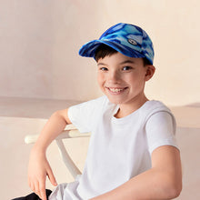 Load image into Gallery viewer, Blue Glitch Print Baseball Cap
