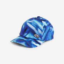 Load image into Gallery viewer, Blue Glitch Print Baseball Cap
