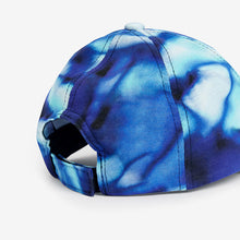 Load image into Gallery viewer, Blue Glitch Print Baseball Cap
