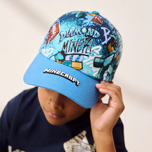 Load image into Gallery viewer, Minecraft Grafitti 100% Cotton Cap (3-13yrs)
