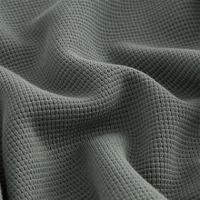 Load image into Gallery viewer, Green 100% Cotton Textured Microwaffle T-Shirt
