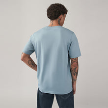 Load image into Gallery viewer, Blue/Navy/White/Steel Regular Fit T-Shirts 4 Pack
