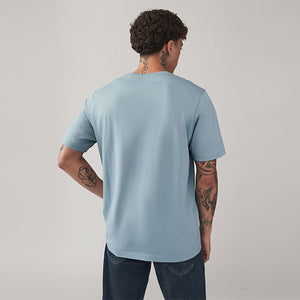 Blue/Navy/White/Steel Regular Fit T-Shirts 4 Pack