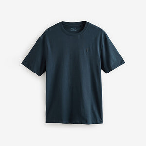 Blue/Navy/White/Steel Regular Fit T-Shirts 4 Pack