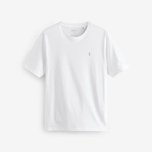 Blue/Navy/White/Steel Regular Fit T-Shirts 4 Pack
