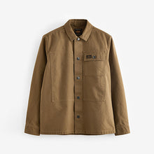 Load image into Gallery viewer, Stone Natural Canvas Shacket 100% Cotton Overshirt
