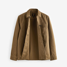 Load image into Gallery viewer, Stone Natural Canvas Shacket 100% Cotton Overshirt
