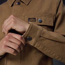 Load image into Gallery viewer, Stone Natural Canvas Shacket 100% Cotton Overshirt
