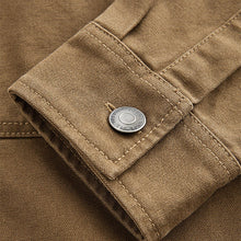 Load image into Gallery viewer, Stone Natural Canvas Shacket 100% Cotton Overshirt
