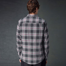 Load image into Gallery viewer, Grey Long Sleeve Check Shirt
