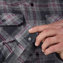 Load image into Gallery viewer, Grey Long Sleeve Check Shirt
