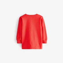 Load image into Gallery viewer, Red Plane Pocket Long Sleeve Interactive T-Shirt (3mths-6yrs)
