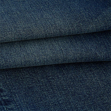 Load image into Gallery viewer, Blue Mid Regular Tapered Fit Vintage Wash Denim Jeans
