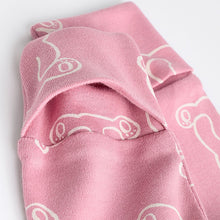 Load image into Gallery viewer, Pink 3 Pack Two Way Zip Baby Sleepsuits
