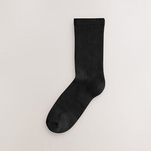Load image into Gallery viewer, Black Essential Sports Socks 6 Pack
