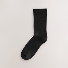 Load image into Gallery viewer, Black Essential Sports Socks 6 Pack
