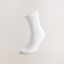 Load image into Gallery viewer, White Essential Sports Socks 6 Pack
