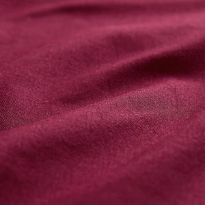 Burgundy Red Regular Fit Long Sleeve Oxford Shirt