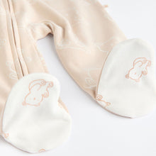 Load image into Gallery viewer, Neutral Baby Bear 100% Cotton Sleepsuits 3 Pack (0-18mths)
