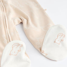 Load image into Gallery viewer, Neutral Baby Bear 100% Cotton Sleepsuits 3 Pack (0-18mths)
