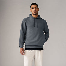 Load image into Gallery viewer, Slate Grey Textured Overhead Hoodie
