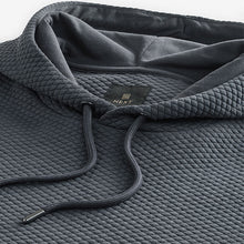 Load image into Gallery viewer, Slate Grey Textured Overhead Hoodie

