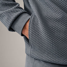 Load image into Gallery viewer, Slate Grey Textured Overhead Hoodie
