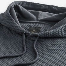 Load image into Gallery viewer, Slate Grey Textured Overhead Hoodie
