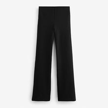 Load image into Gallery viewer, Black Smoothing Ponte Jersey Wide Leg Trousers
