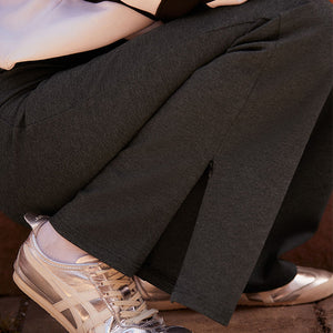 Charcoal Grey Power Sculpting Ponte Flare Leggings