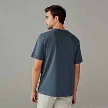 Load image into Gallery viewer, Blue/Green/Neutral/Brown Regular Fit T-Shirts 4 Pack
