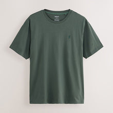 Load image into Gallery viewer, Blue/Green/Neutral/Brown Regular Fit T-Shirts 4 Pack
