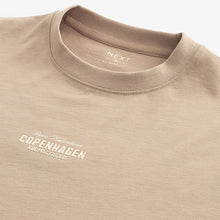 Load image into Gallery viewer, Stone Copenhagen Relaxed Fit Print Heavyweight T-Shirt
