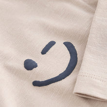Load image into Gallery viewer, Ecru Cream Long Sleeves Semi Plain T-Shirt
