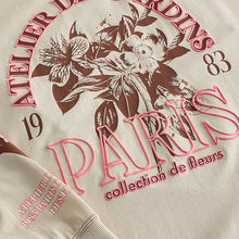Load image into Gallery viewer, Sage Green 100% Cotton Seam Detail Long Sleeve Skater T-Shirt
