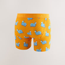 Load image into Gallery viewer, Bright Orange/Pink/Blue Balloon Animal Print 4 pack Trunks Boxers
