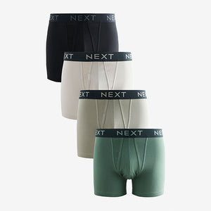 Green/Black 4 pack A-Front Boxers