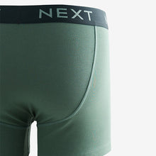 Load image into Gallery viewer, Green/Black 4 pack A-Front Boxers
