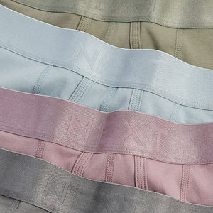 Grey/Green/Pink 4 pack A-Front Boxers