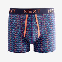 Load image into Gallery viewer, Burgundy Red Woodland Animal A-Front Boxers 4 Pack

