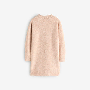 Ecru Bow Sequin Jumper Dress (3-12yrs)