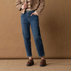 Inky Blue Mom Comfort Stretch Jeans